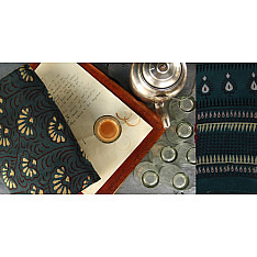 Of Tea Stains & Memories✑ Nandna Saree { Natural Color } ✑9